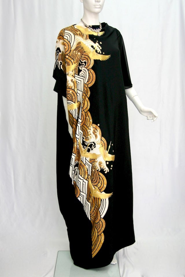 KIMONO文珠庵の留袖地を使用した留袖ドレス 結婚式のお母様、ご親族