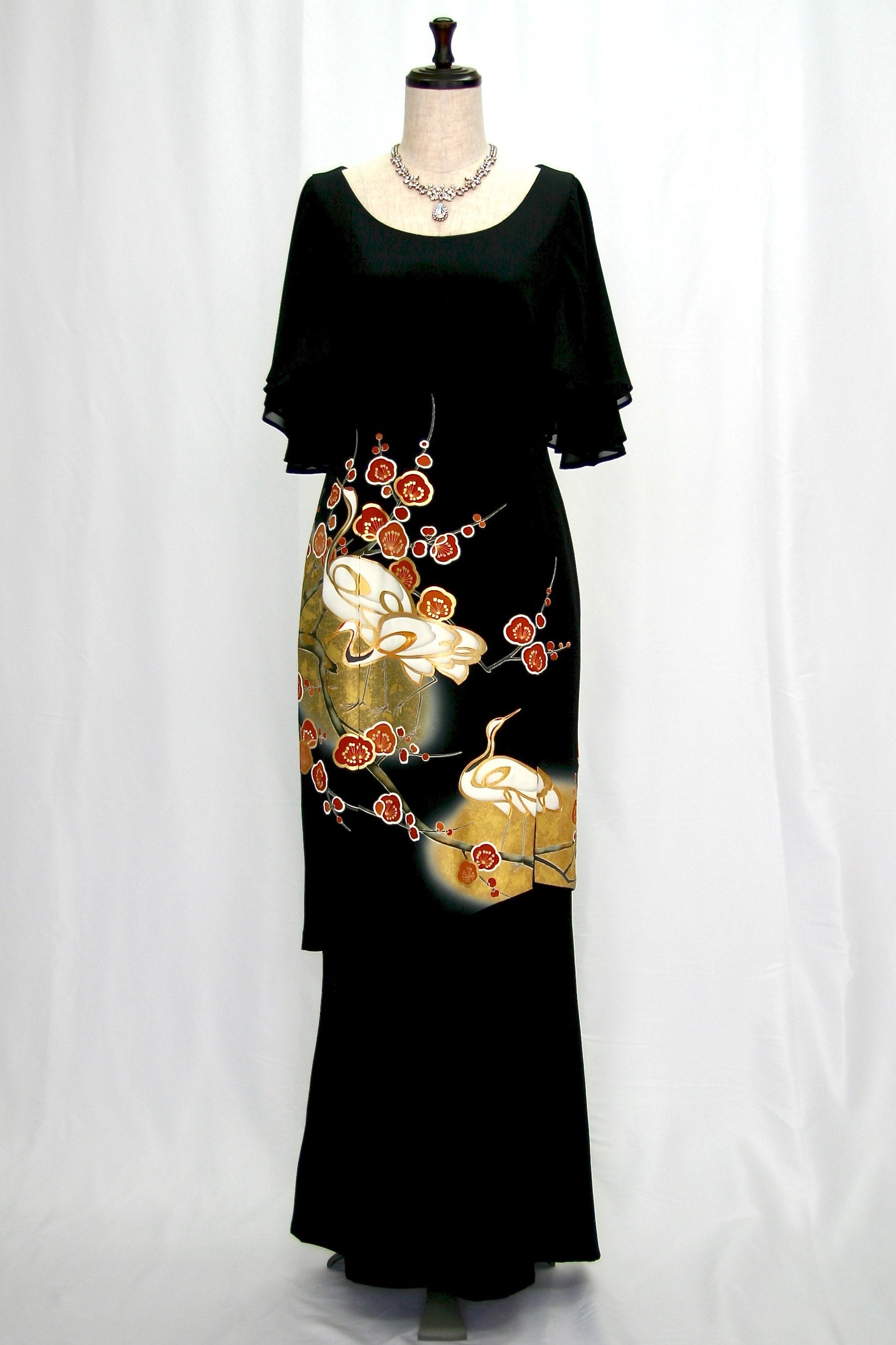 新品留袖ドレス絹　新品留袖仮縫い生地(36万)から　宝船ポケット付М〜LL結婚式 留袖ドレス,着物ドレス | KIMONO文珠庵 公式オンラインショップ