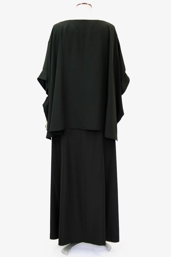 【SALE】kimono dress 010 / ゆったりサイズ、黒留袖ドレス 留袖ドレス,留袖,結婚式,母親,高級,品格,格式高い,着物ドレス