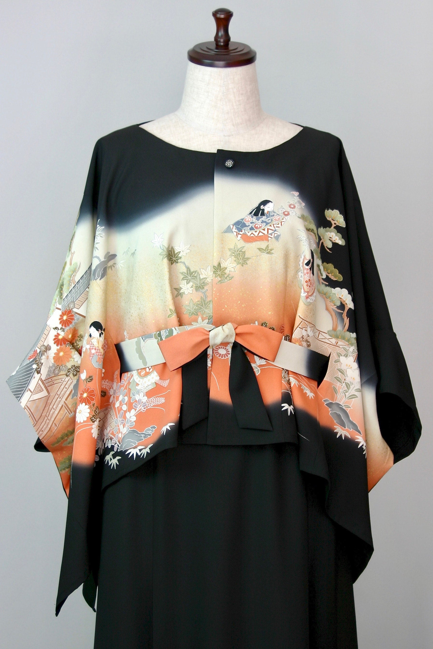 留袖ドレス,着物ドレス,山口智子,茶子先生,ドラマ,監察医,朝顔,衣装